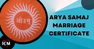 Arya Samaj Marriage Certificate