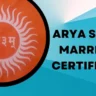 Arya Samaj Marriage Certificate